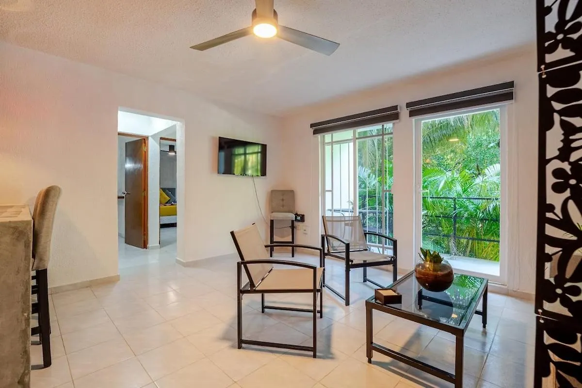 Jardin Departamento Privado 2 Habitaciones Cancun