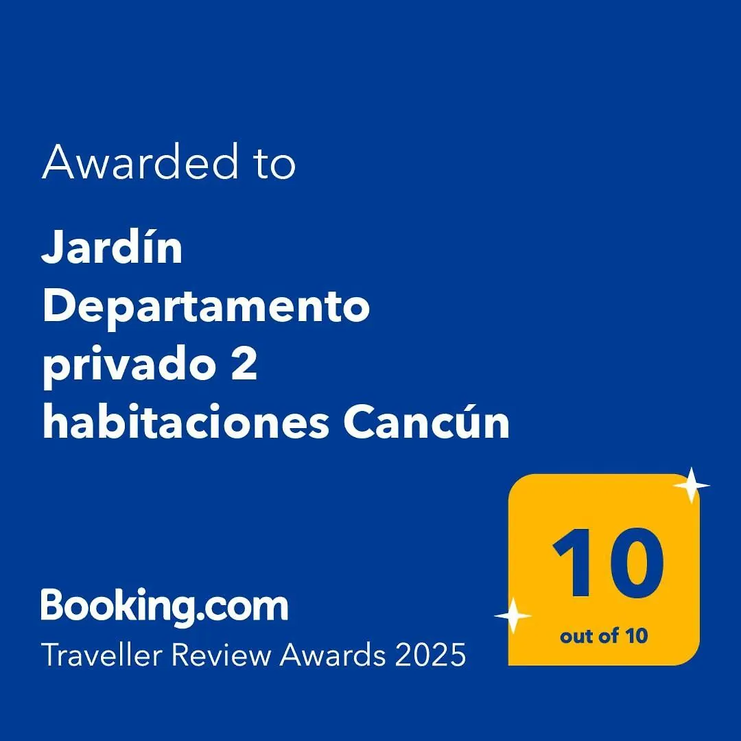 Jardin Departamento Privado 2 Habitaciones Cancun 0*,